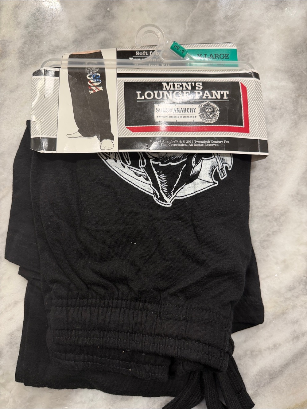 Men's Black Lounge Pants - Sons of Anarchy Graphic